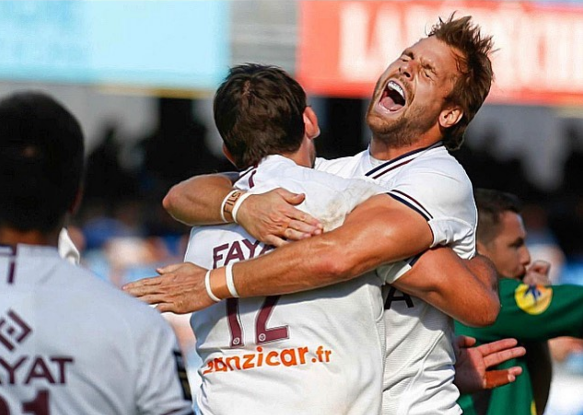 Victoire à Castres, la joie de Yann Lesgourgues